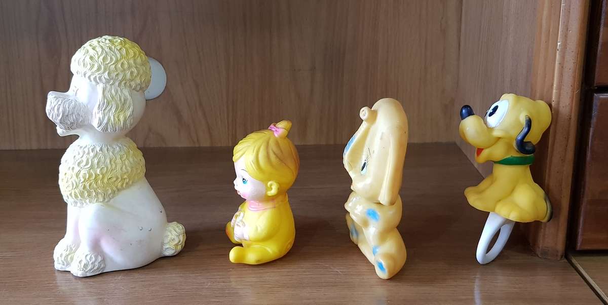 Adorable lot of Vintage Squeaky toys