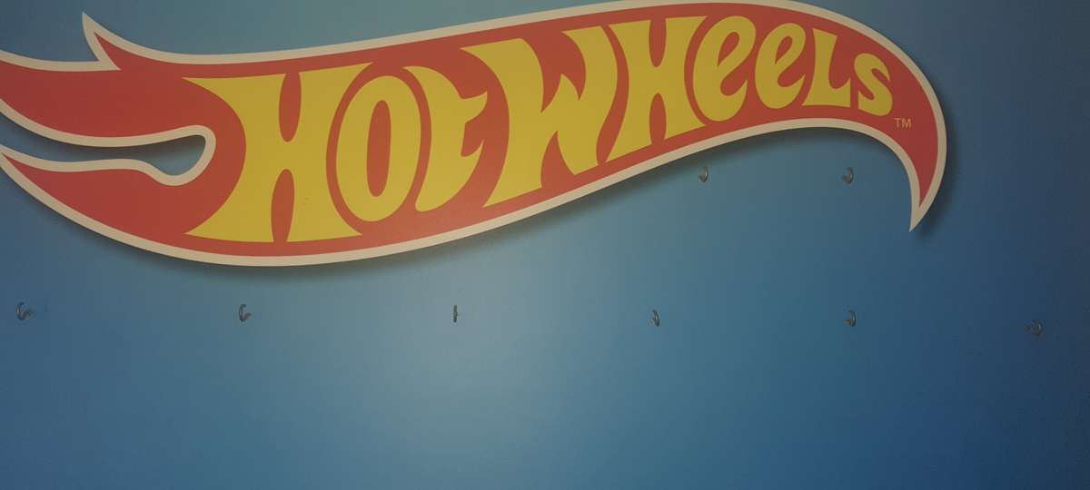 Hotwheels custom made display stand.