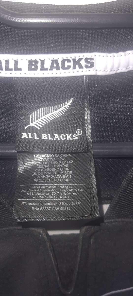 All.Blacks away jersey .New never worn without tags.