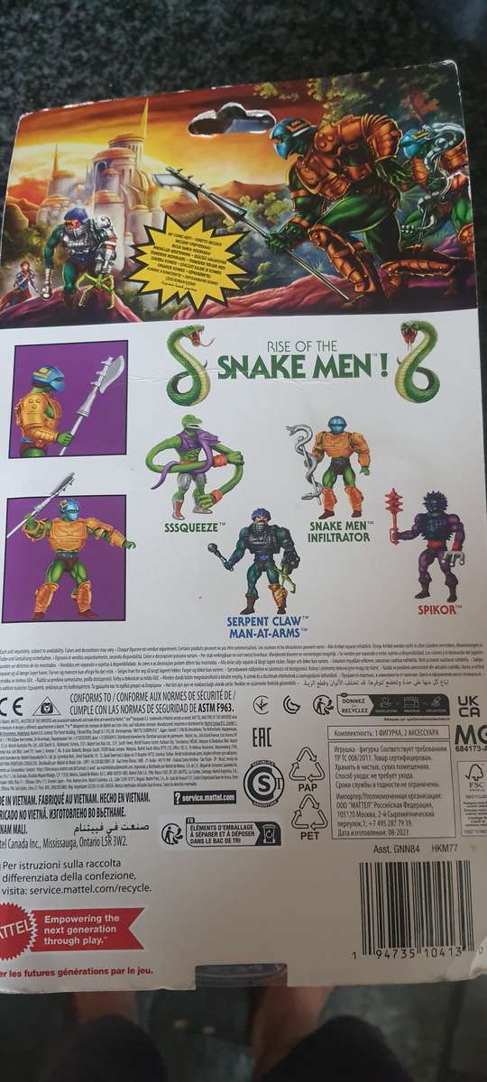 Masters of the universe Classics Snake men Infiltrator .