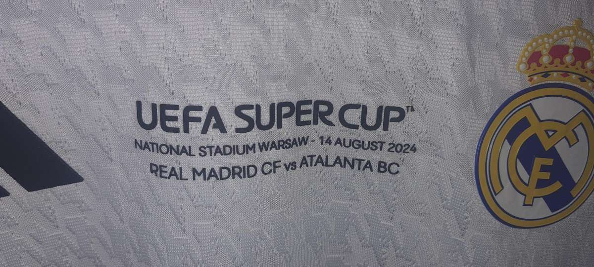Real Madrid Player Issue Uefa Super cup Long sleeve jersey