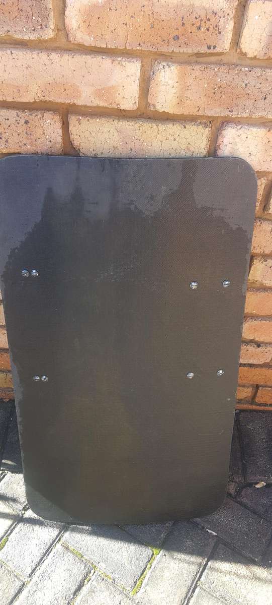BULLET/RIOT SHIELD.