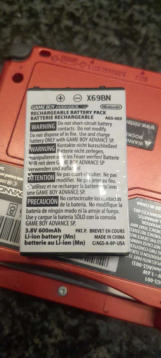 Rare Nintendo Gameboy advance SP (Please read description)