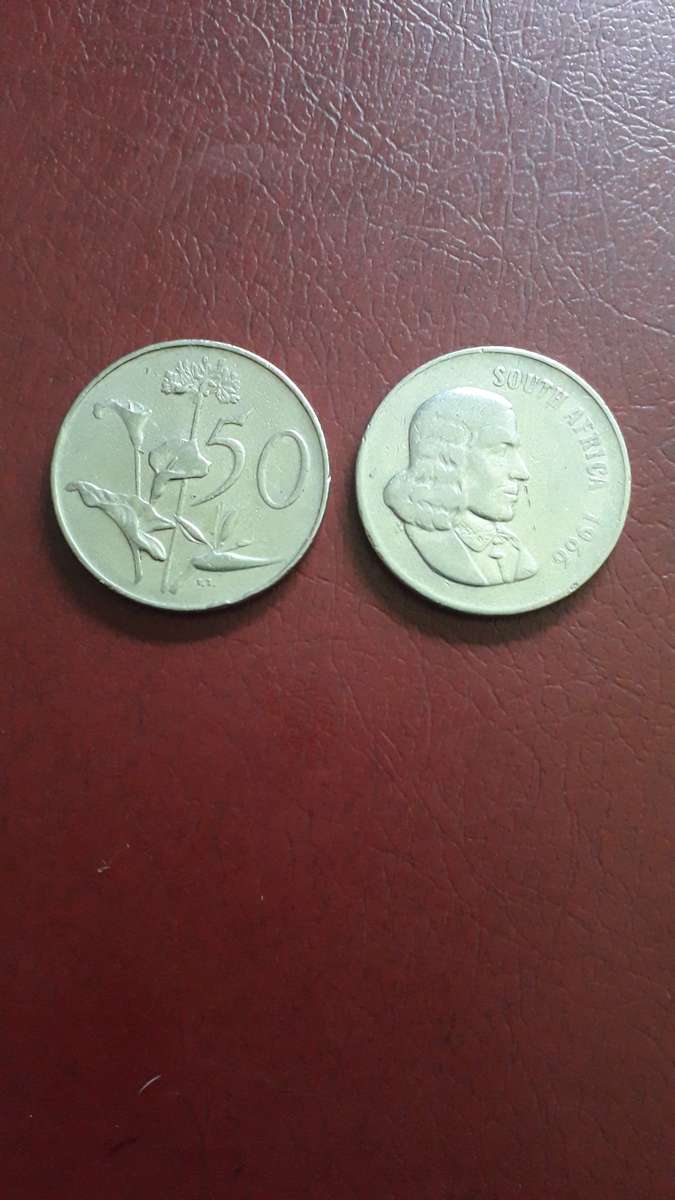 RSA  50 cent  1966 E