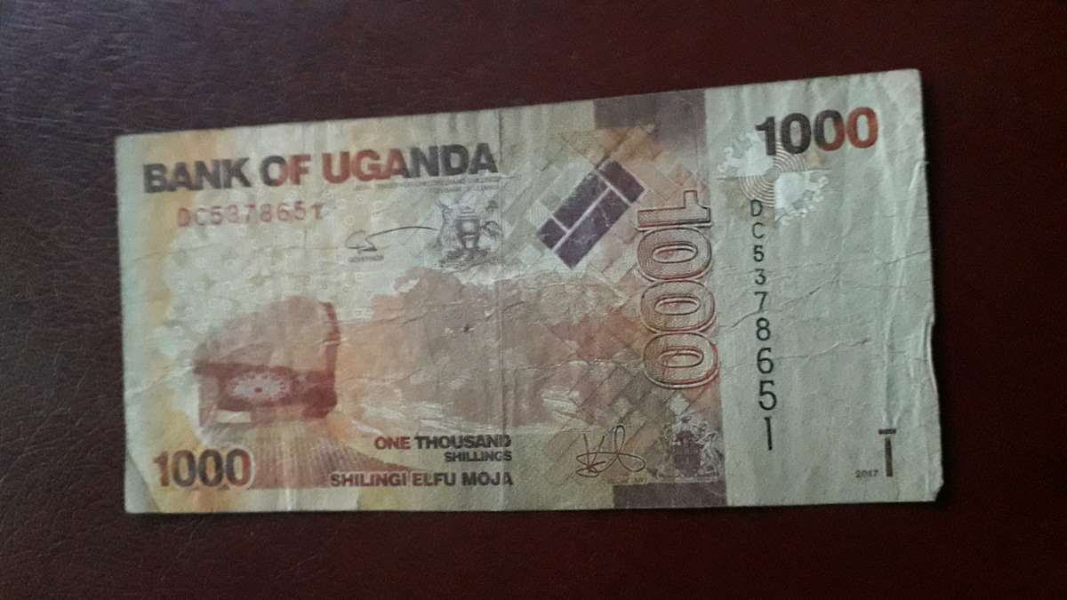 Uganda  1000 Shillings 2017