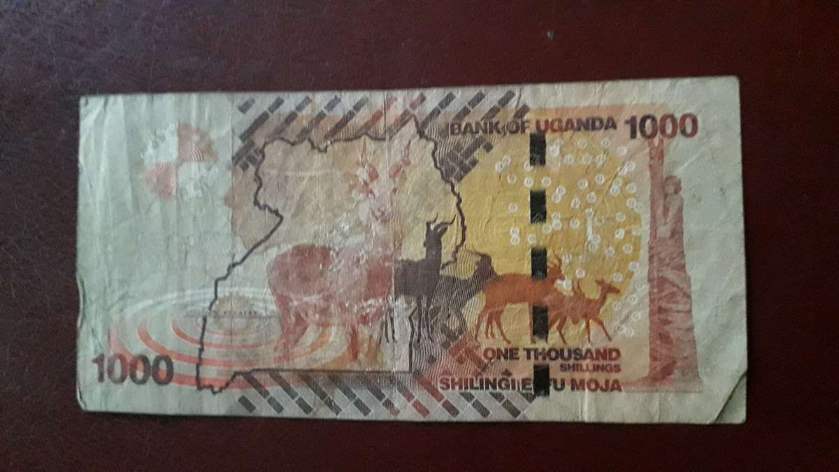 Uganda  1000 Shillings 2017