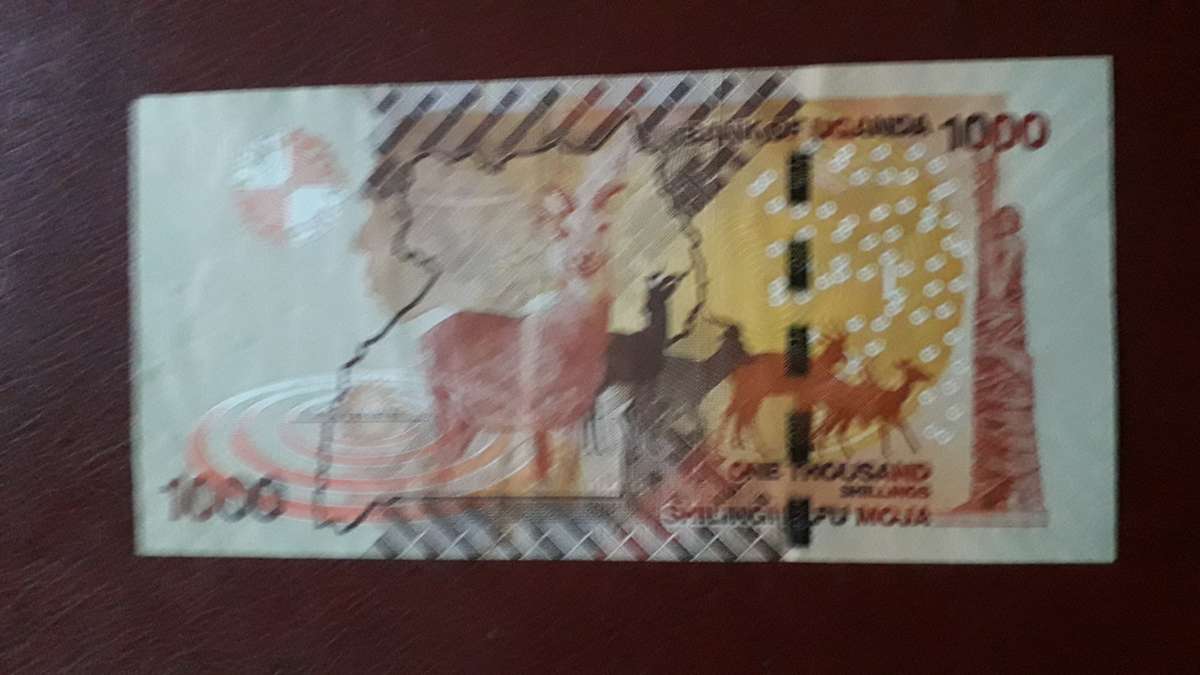 Uganda  1000 Shillings 2017