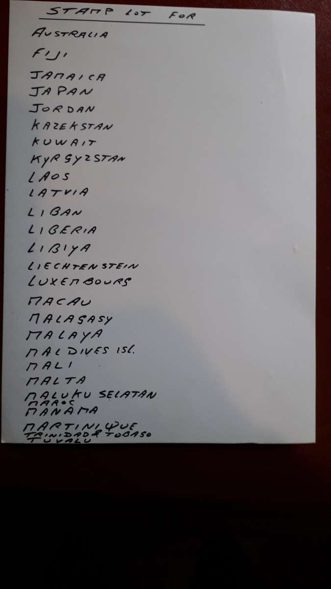 Macau stamp combo selection