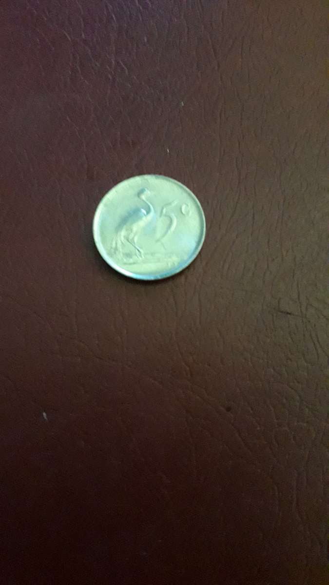 RSA  5 Cent 1968 A  HG