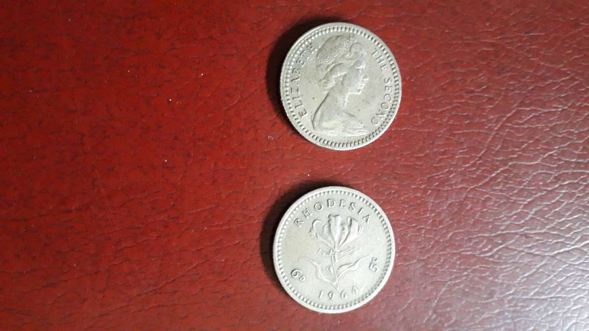 Rhodesia  6 d / 5 Cent 1964