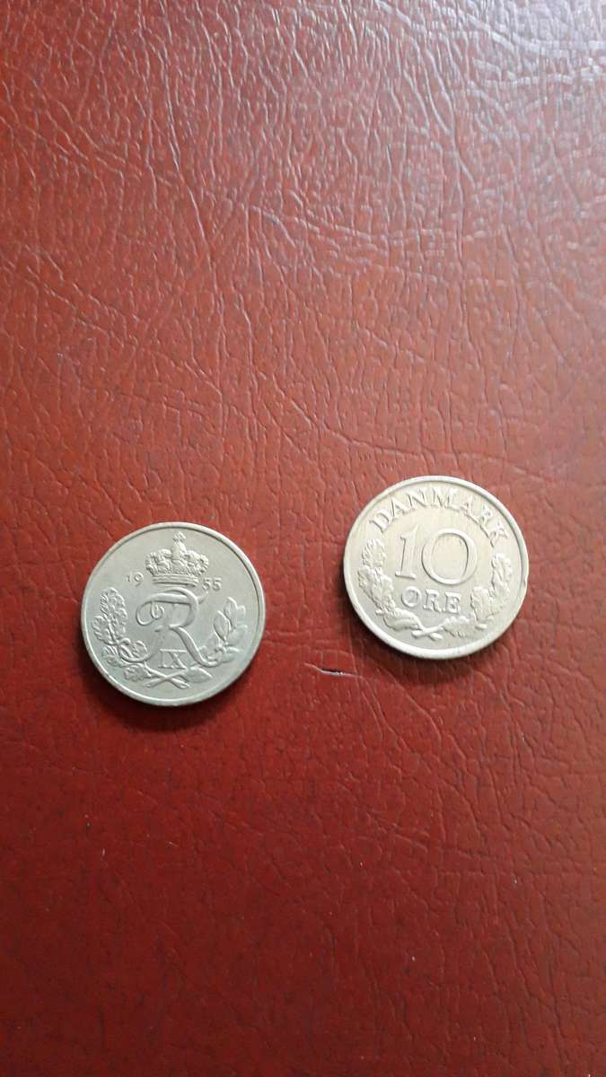 Denmark  10 Ore 1955