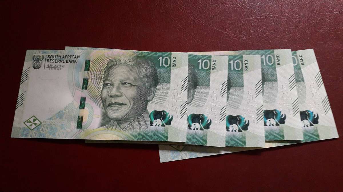 RSA  10 Rand (5x in sequence) UNC