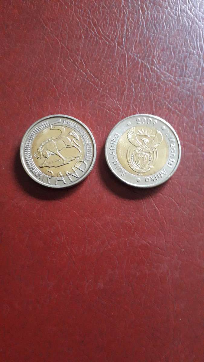 RSA  5 Rand  2008  Manela 90 yrs