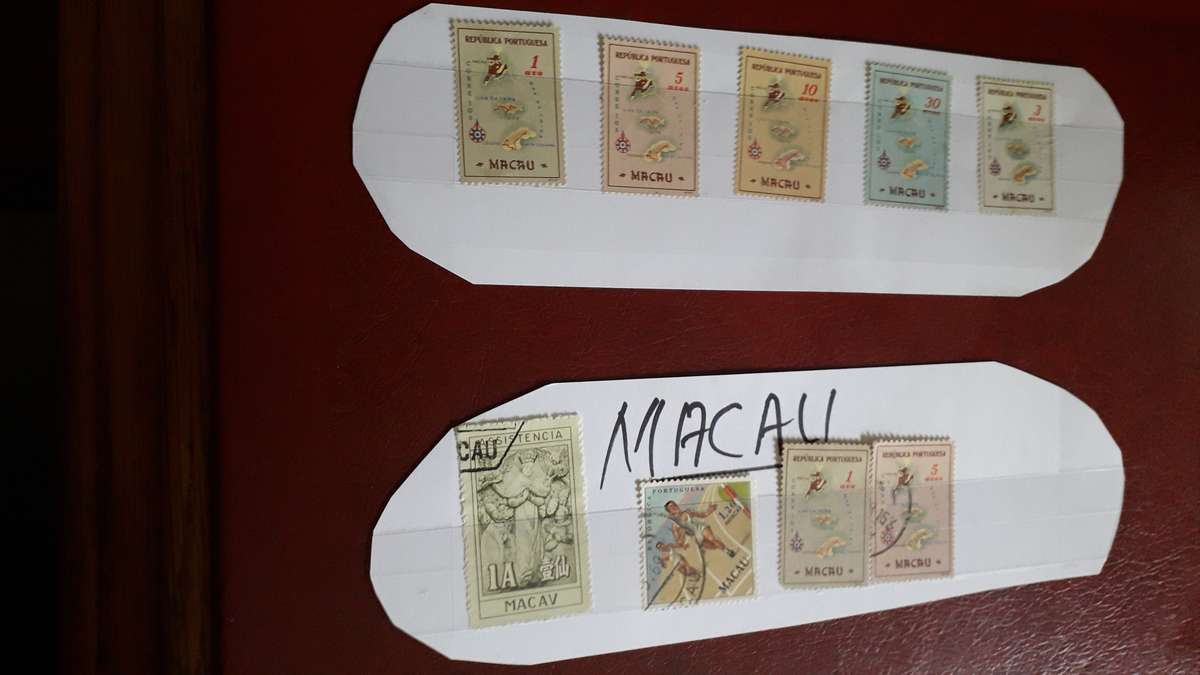 Macau stamp combo selection