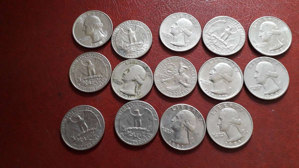 USA  1/4 Dollar  14x