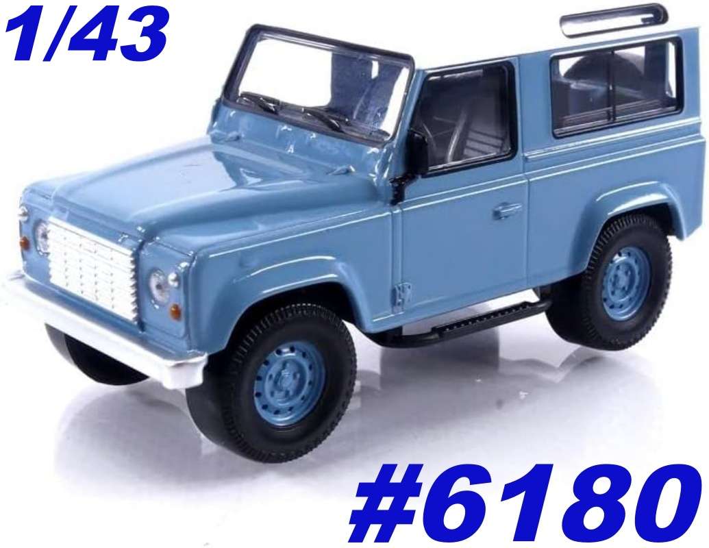 Land Rover Defender 1995 blue&white 1/43 Norev NEW+boxed #6180 instant wheels