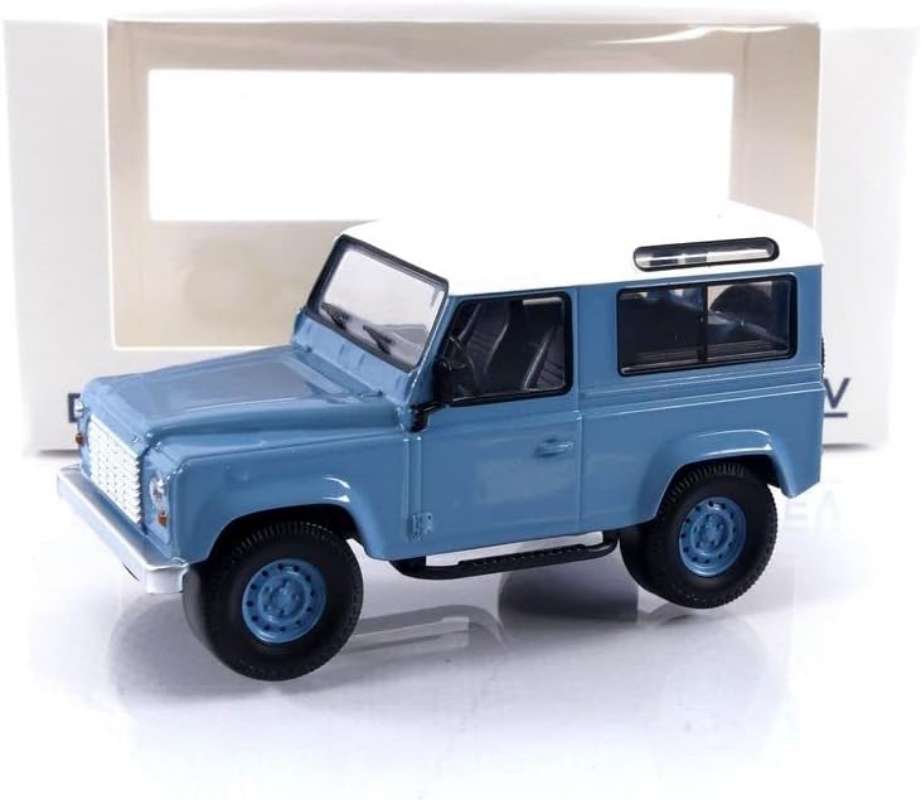 Land Rover Defender 1995 blue&white 1/43 Norev NEW+boxed #6180 instant wheels
