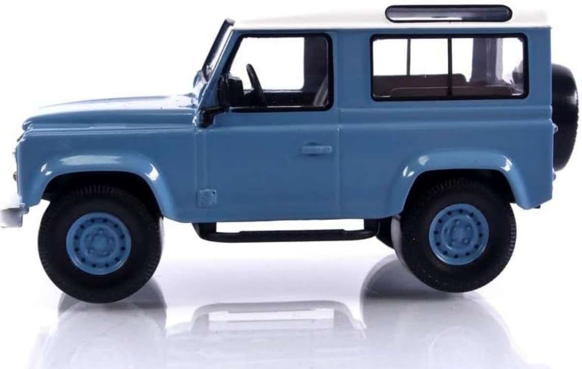 Land Rover Defender 1995 blue&white 1/43 Norev NEW+boxed #6180 instant wheels