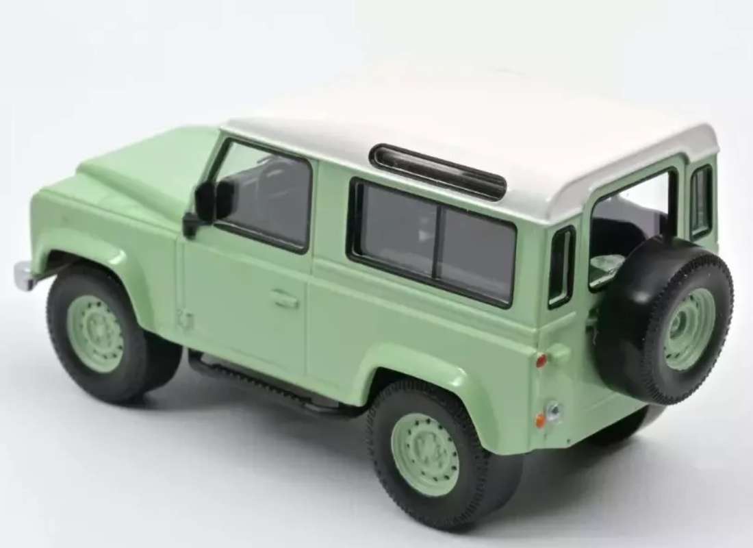 Land Rover Defender lt.green&white 1995 1/43 Norev NEW+boxed #6181 instant wheels