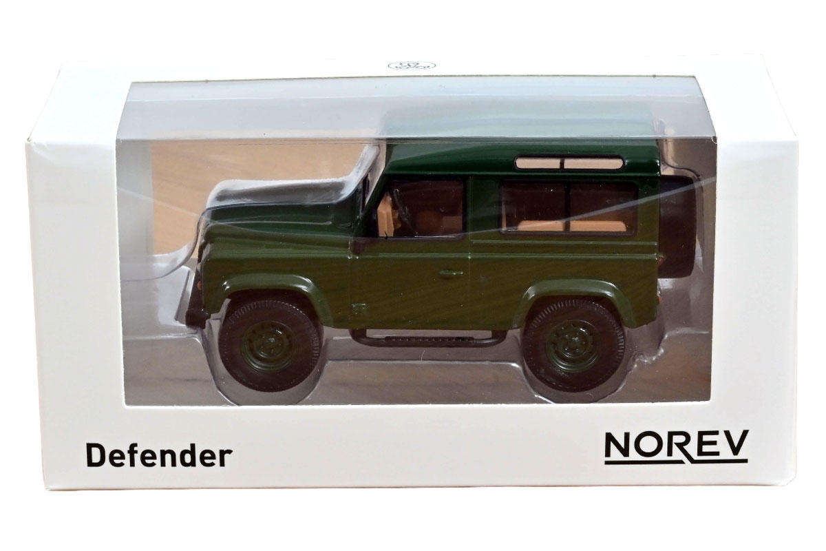Land Rover Defender swb 1995 dark green 1/43 Norev NEW+BOXED #6191 instant wheels