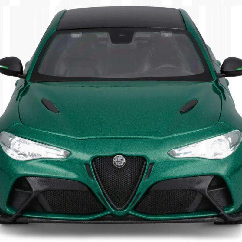Alfa Romeo Giulia GTAm 2020 Montreal green metallic 1/43 Bburago NEW+boxed #6212 instant wheels
