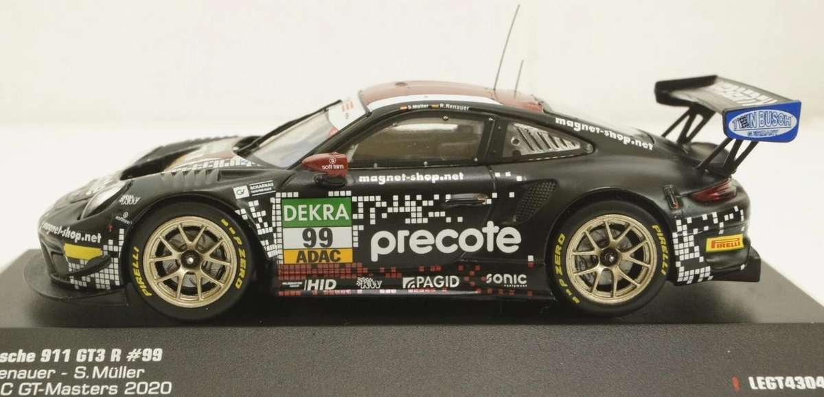 Porsche 911 GT3 R (#99) ADAC GT-Masters 2020 Herberth 1/43 IXO NEW+boxed #6216 instant wheels