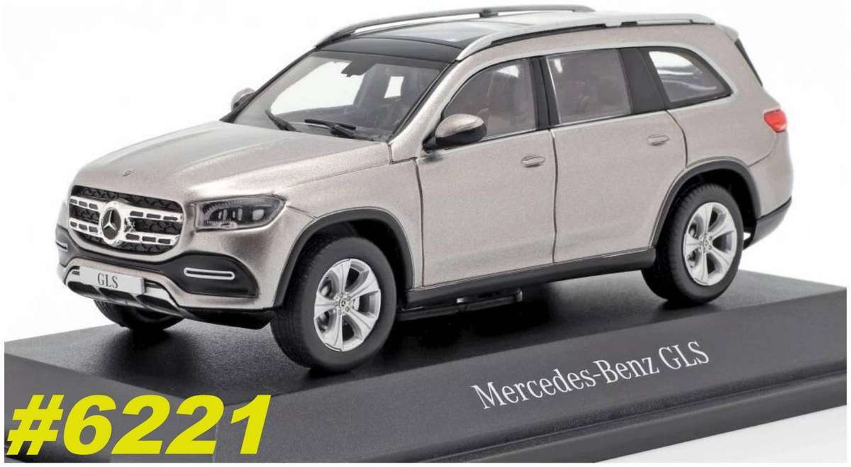 Mercedes-Benz GLS Class (X167) 2019 Mojave Silver 1:43 Z-Model NEW+boxed #6221 instant wheels