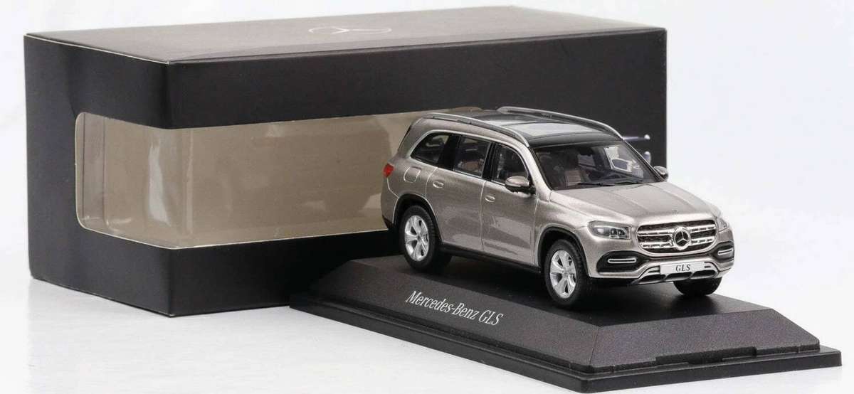 Mercedes-Benz GLS Class (X167) 2019 Mojave Silver 1:43 Z-Model NEW+boxed #6221 instant wheels