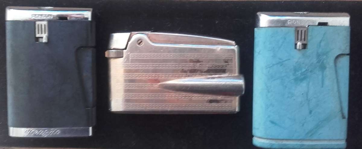 Lighters x 3 - Ronson - Vintage
