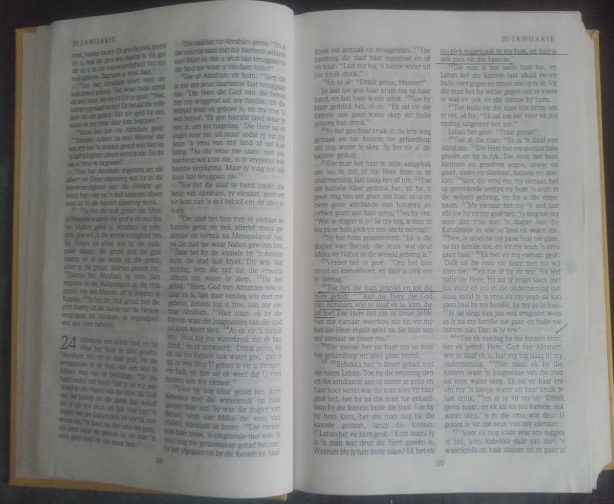 Bible - Die Eenjaar Bybel - 1989