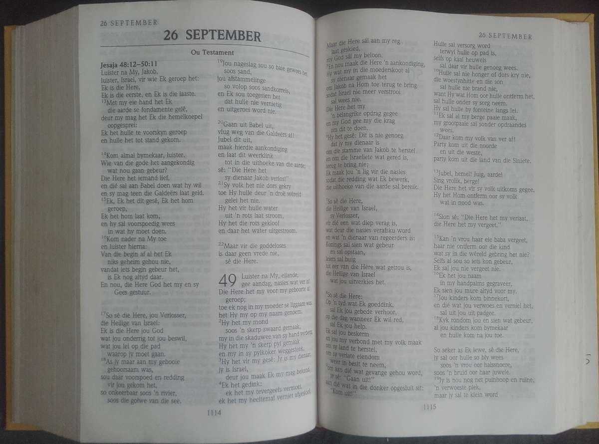 Bible - Die Eenjaar Bybel - 1989