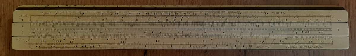 Sliding Rule - Dennert + Pape - Spain - vintage