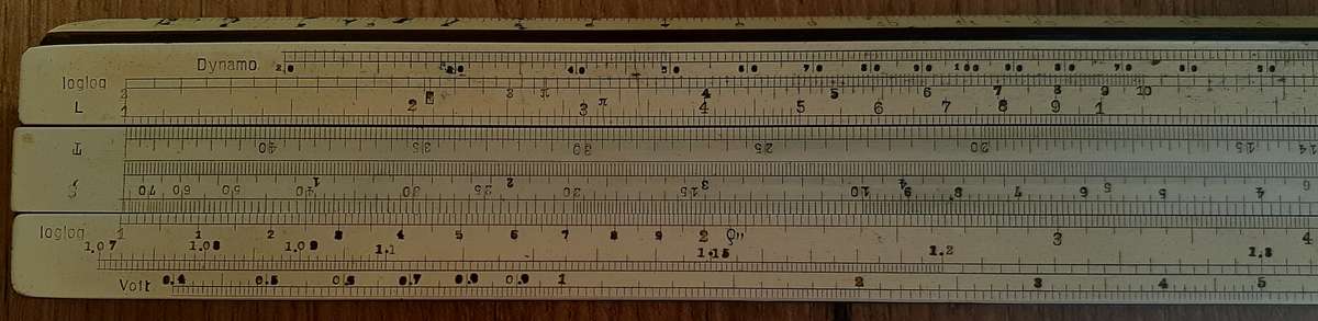 Sliding Rule - Dennert + Pape - Spain - vintage