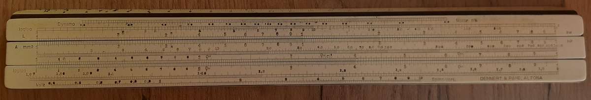 Sliding Rule - Dennert + Pape - Spain - vintage
