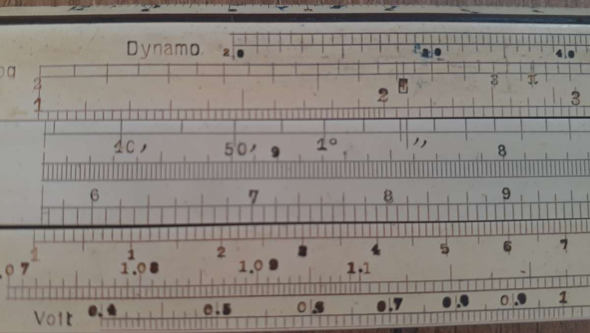 Sliding Rule - Dennert + Pape - Spain - vintage