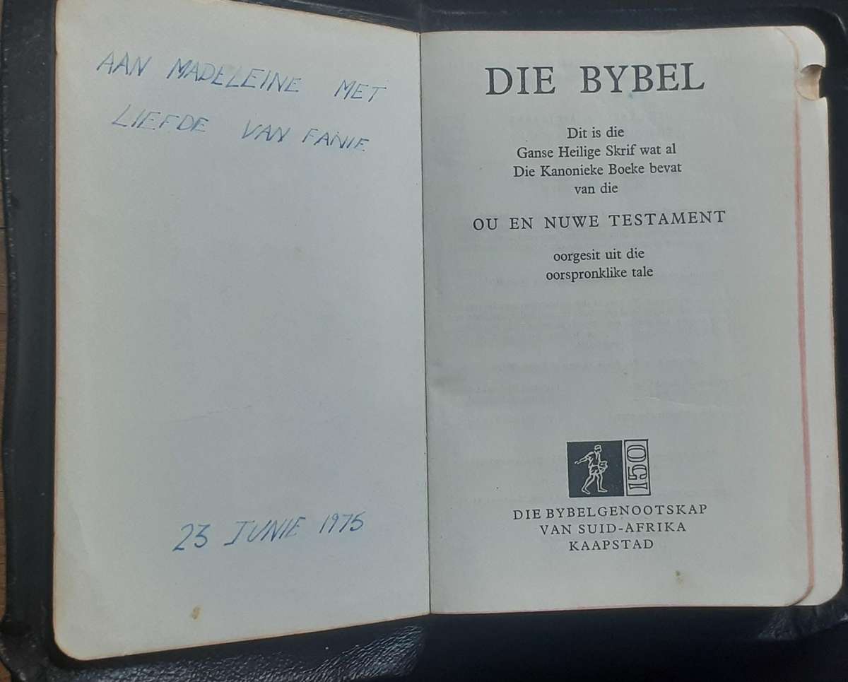 Bible - Die Bybel - 1933/54/71 - Leather - Pocket