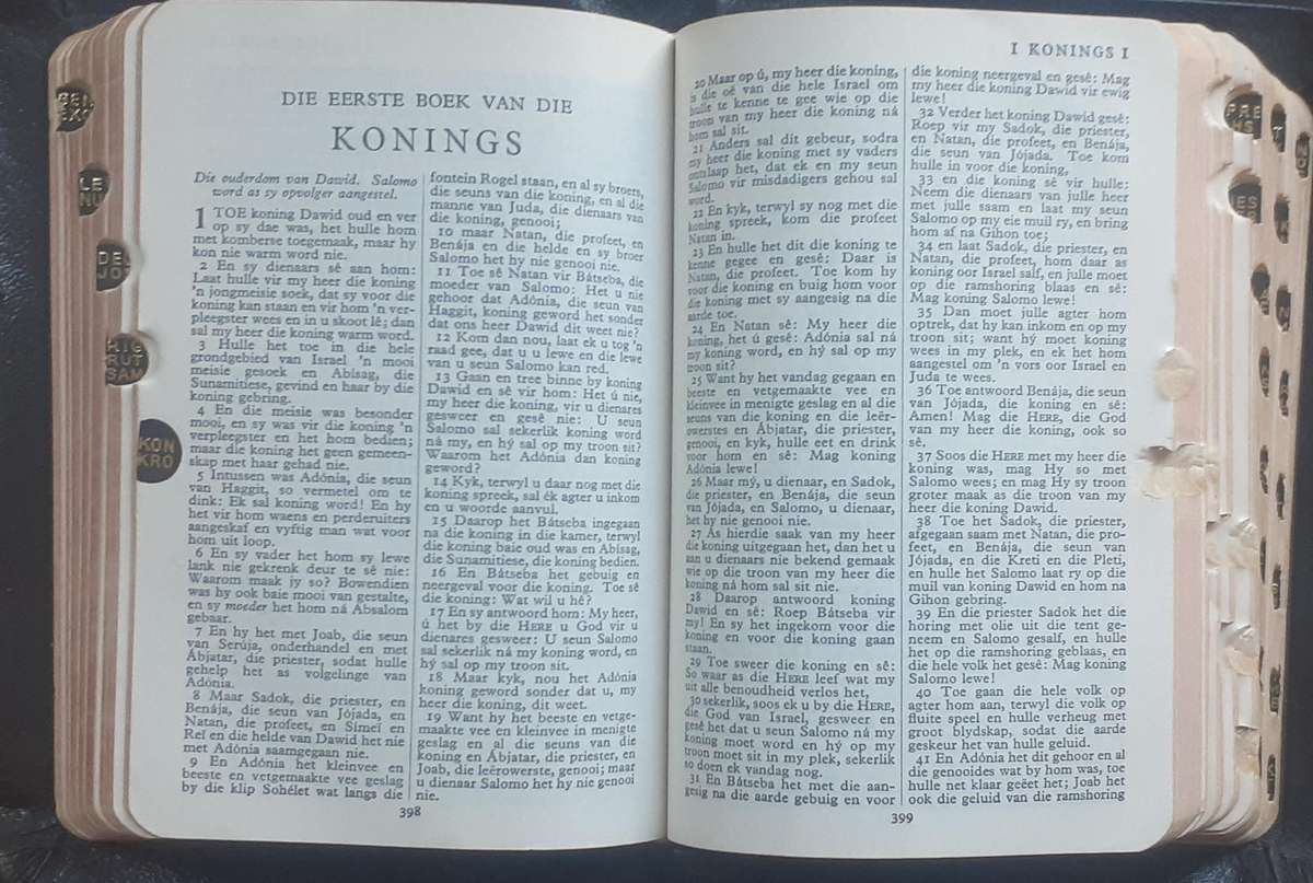 Bible - Die Bybel - 1933/54/71 - Leather - Pocket