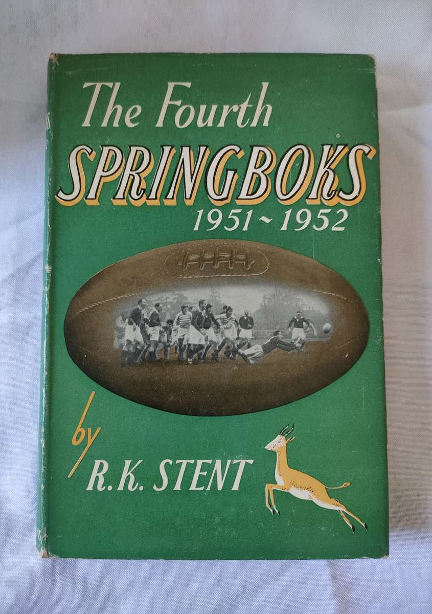 The Fourth Springboks 1951-1952 by RK Stent: Good condition: Wonderful read