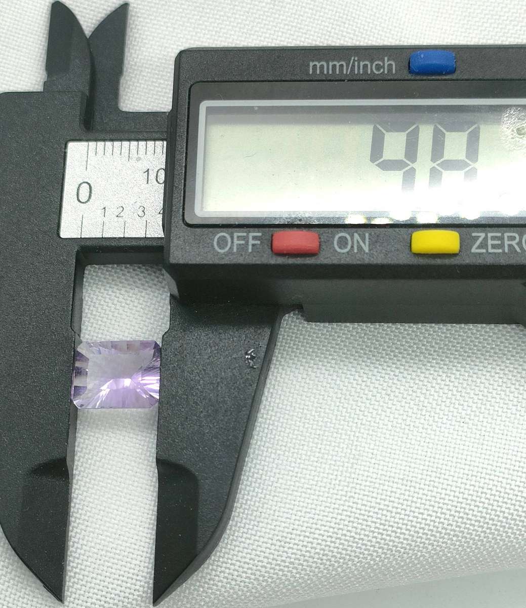 Natural Amethyst- emerald cut - 9.8 mm -certification optional - 15 of 17 gemstones