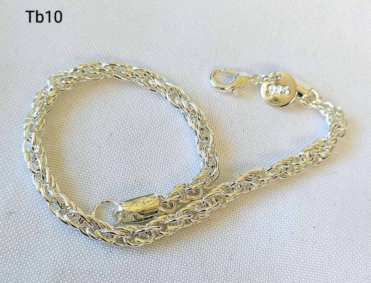 Silver bracelet - 925 stamp - length - 18 cm