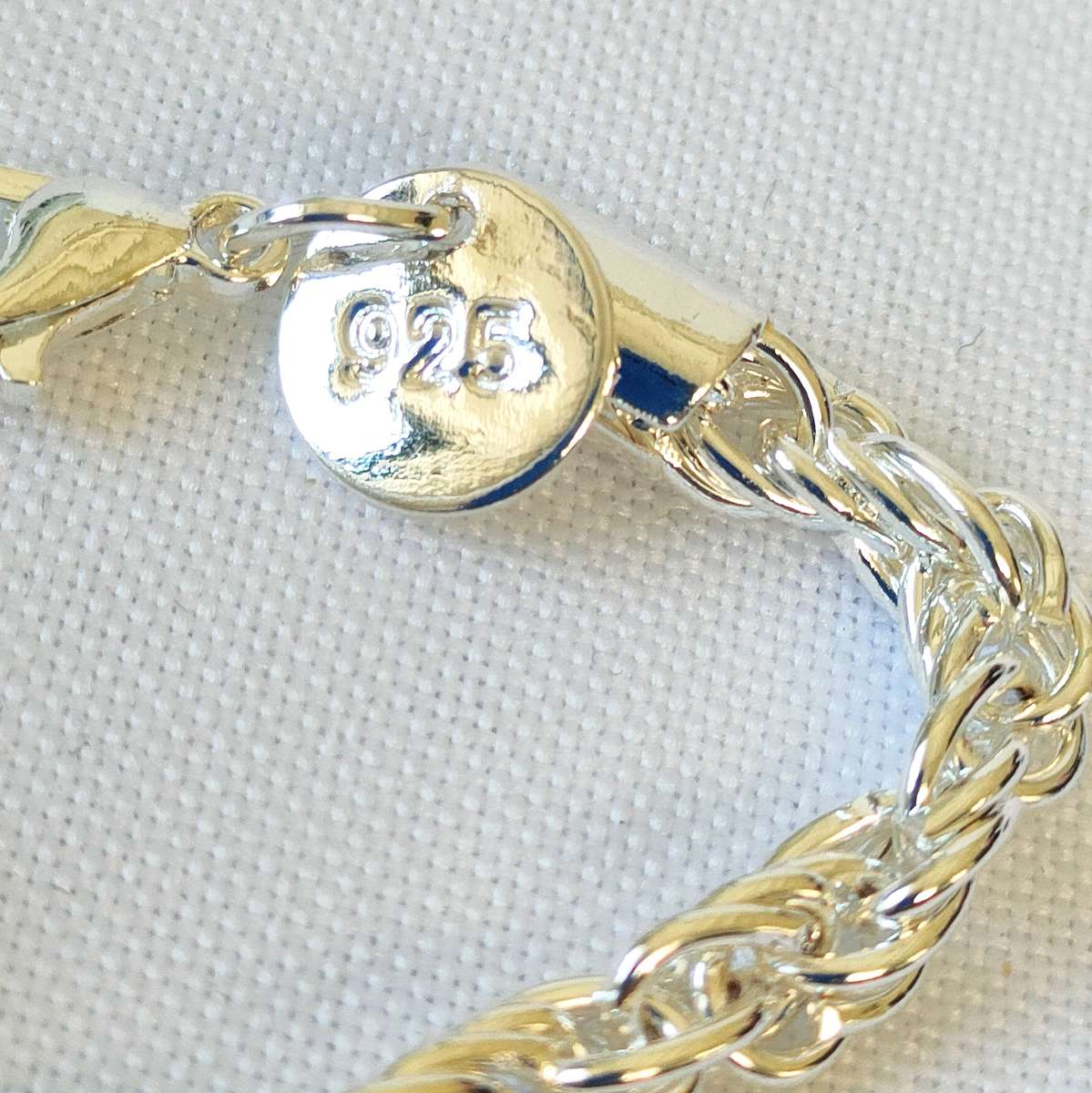 Silver bracelet - 925 stamp - length - 18 cm