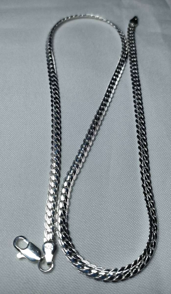 Sterling silver filled 45cm + necklace - marked 925 - great quality item