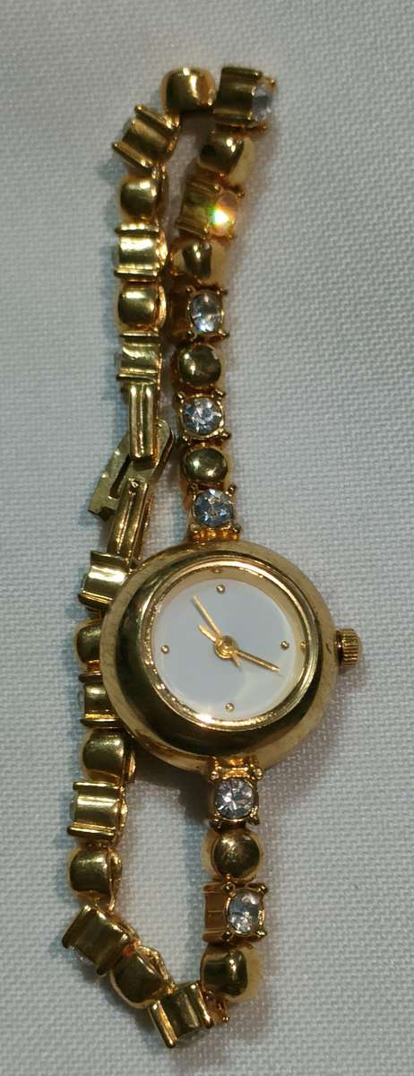 Vintage Vialli gold-plated ladies watch