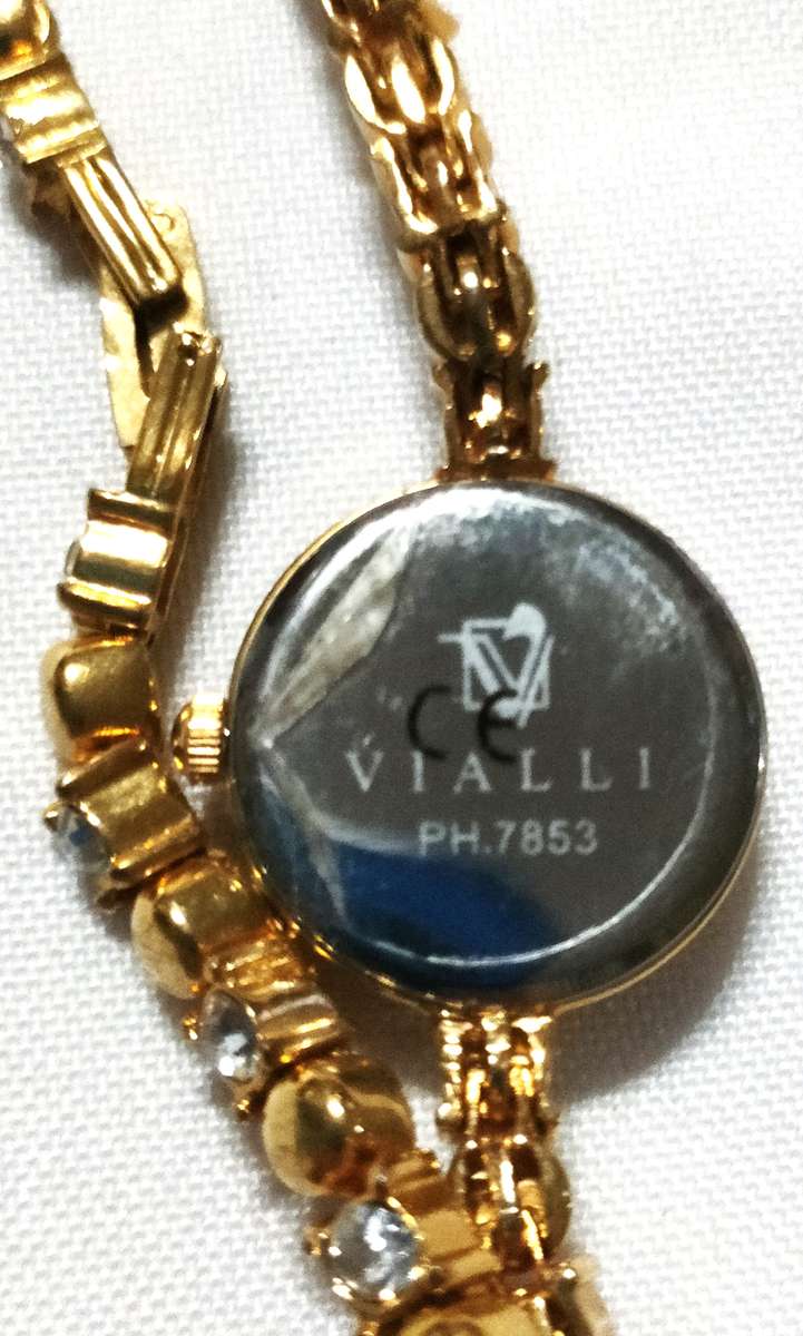 Vintage Vialli gold-plated ladies watch