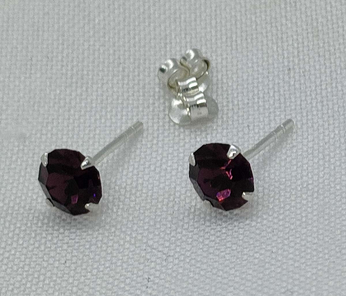 Sterling silver Austrian Crystal earrings - stamped 925