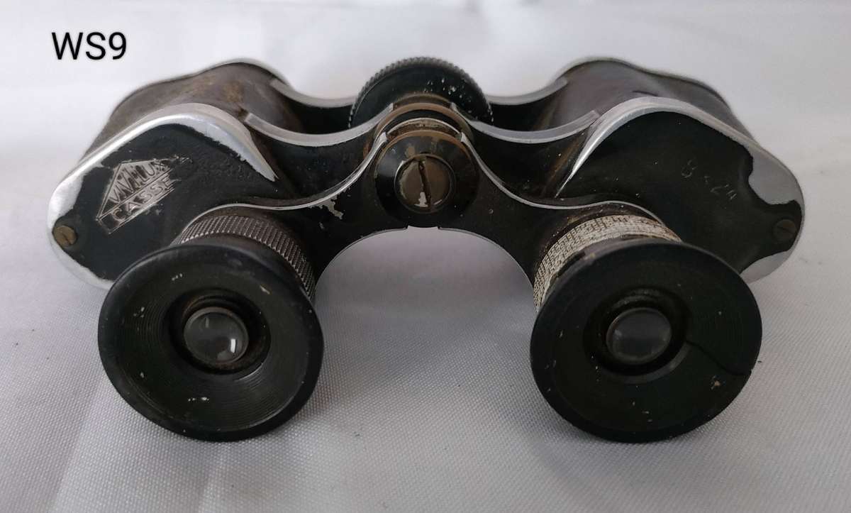 Vintage binoculars - decent condition- untested - 155 mm wide