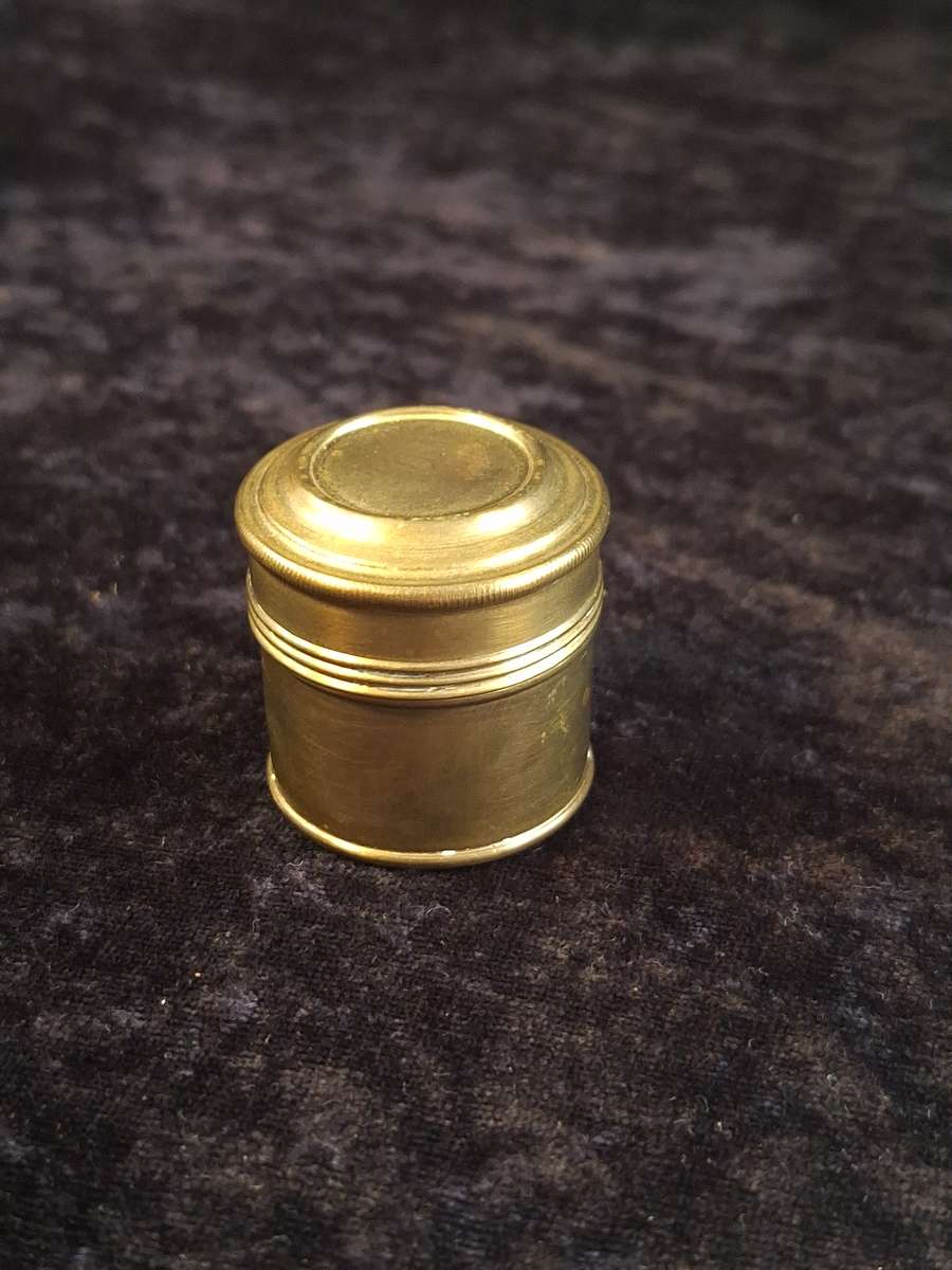Vintage Brass Trinket Box.