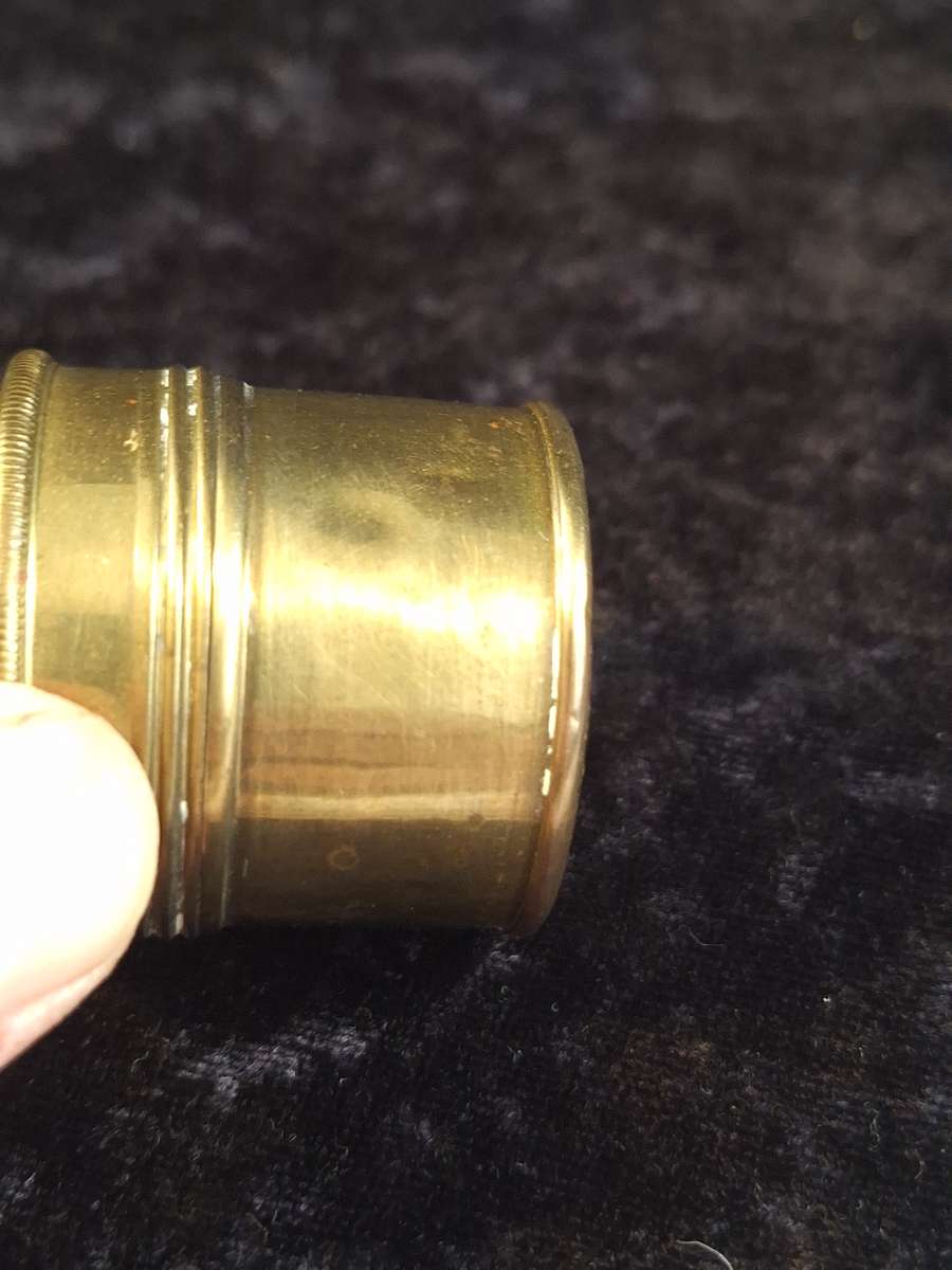 Vintage Brass Trinket Box.