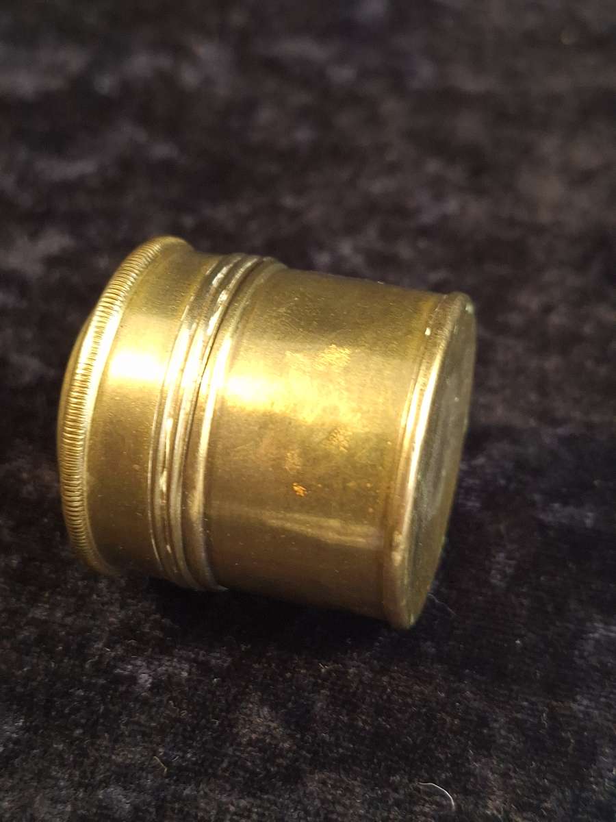 Vintage Brass Trinket Box.