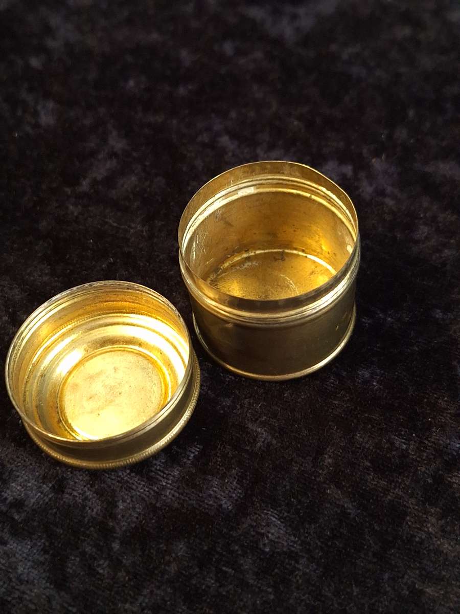 Vintage Brass Trinket Box.